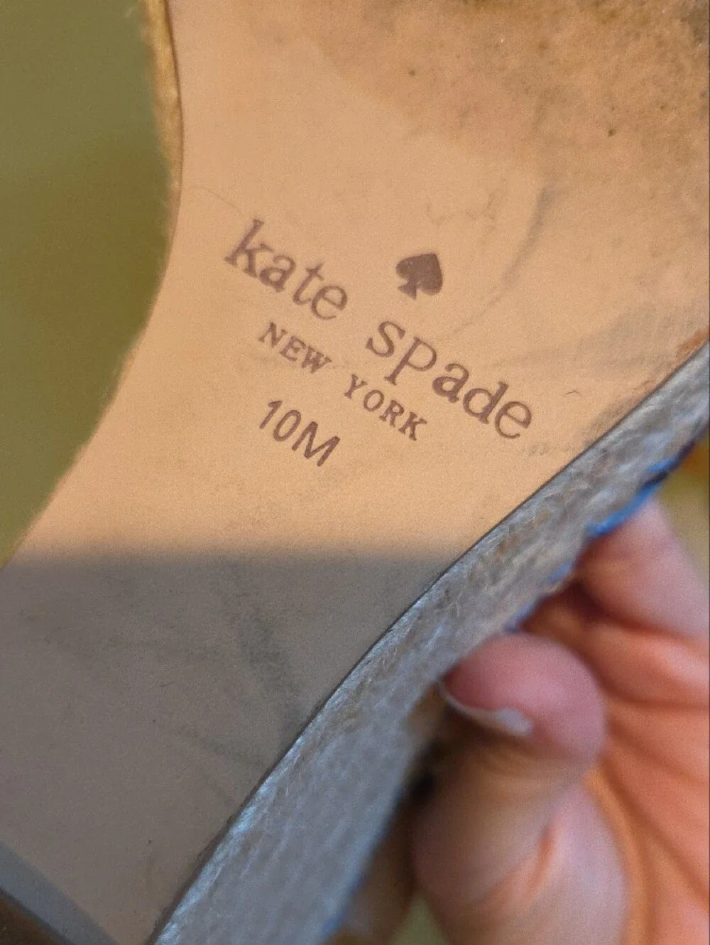 Kate Spade Floral Wedge Sandals